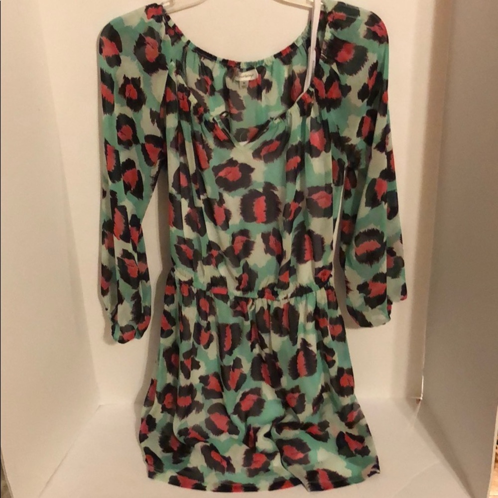 Leopard print dress